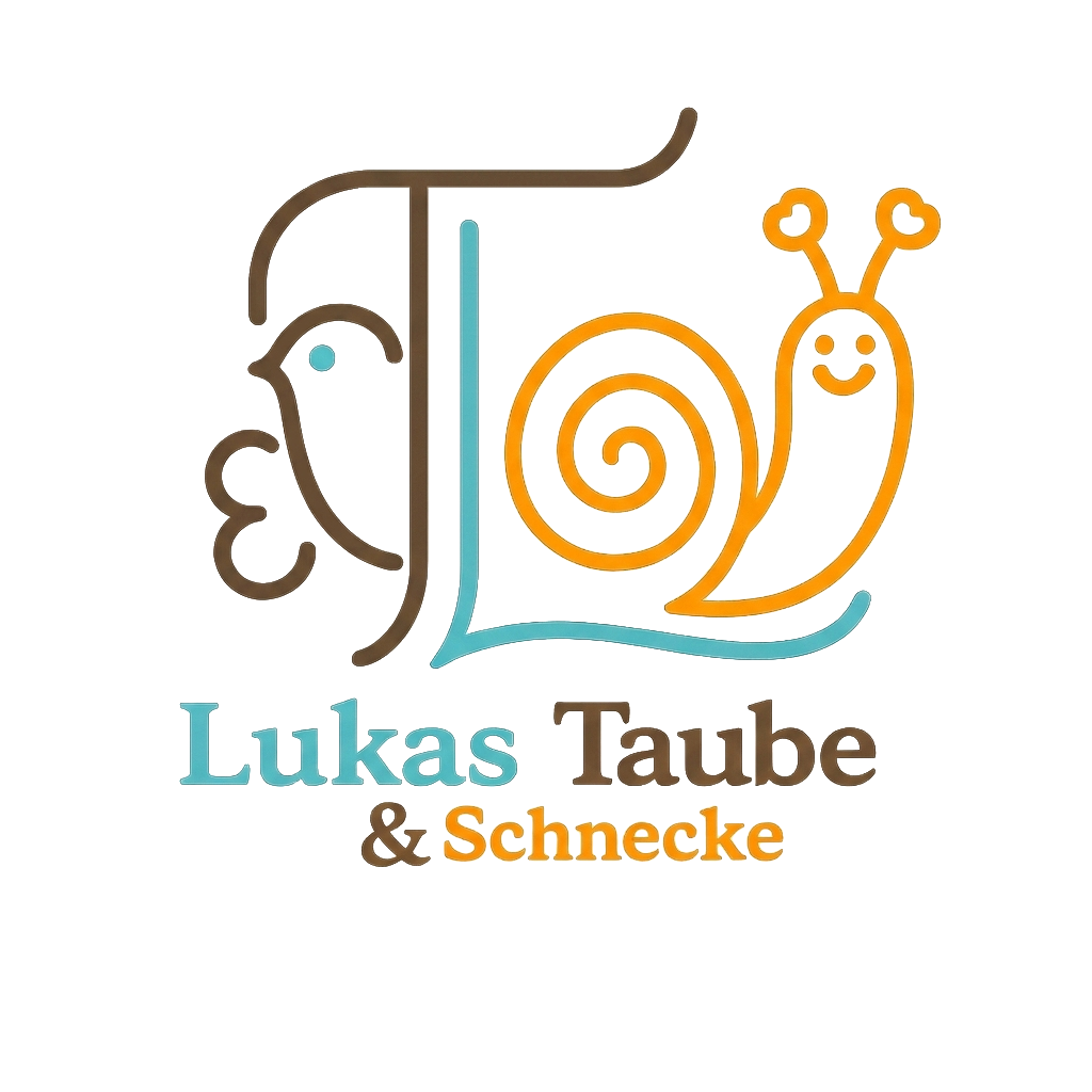 Lukas Taube und Schnecke